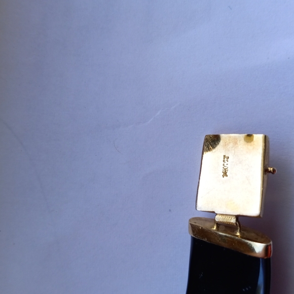 14 KT GOLD Bracelet Solid and JADE Multi-Color Flex Links  Estate Size Medium - Picture 10 of 11